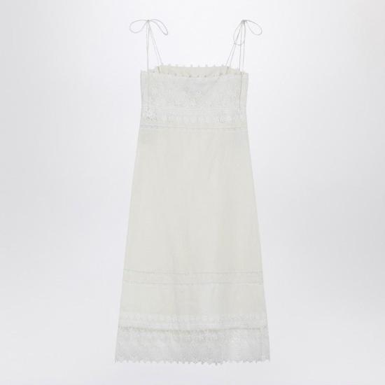 26SS 발렌티노 가라바니 미디 원피스 8B3VAJM59M4 A03 WHITE - VALENTINO GARAVANI