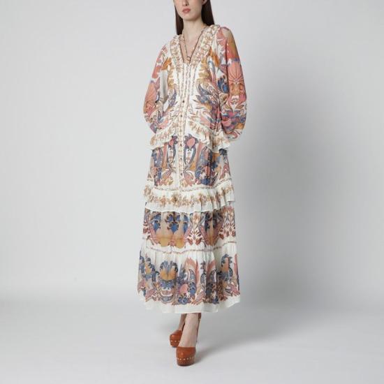 26SS 팜 리오 미디 원피스 359252PL 26084 MULTICOLOR