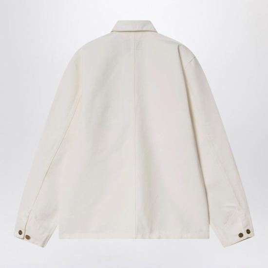 26SS 칼하트 WIP 디어본 캔버스 미시건 초어 코트 I031519CO 0DJ02 WHITE - CARHARTT WIP