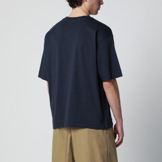 26SS 드리스 반 노튼 반팔 티셔츠 211103603 509 BLUE - DRIES VAN NOTEN