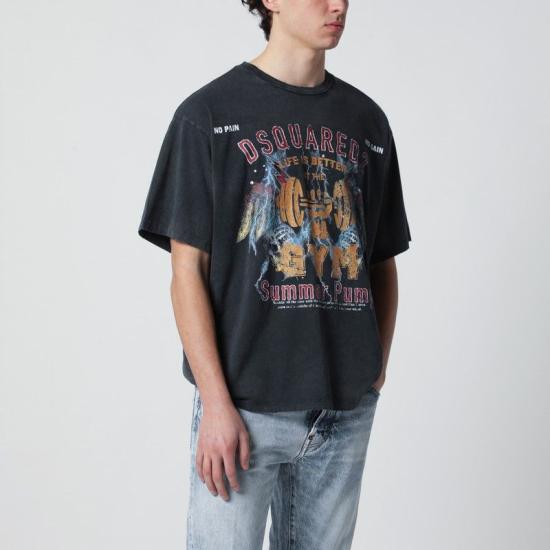 26SS 디스퀘어드2 반팔 티셔츠 S74GD1539D20108 814 BLACK