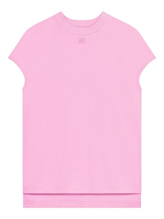 26SS 쿠레쥬 반팔 티셔츠 126JTS238JS02735023 PARTY PINK