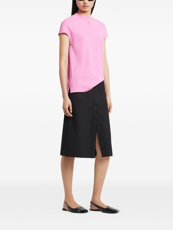 26SS 쿠레쥬 반팔 티셔츠 126JTS238JS02735023 PARTY PINK - COURREGES