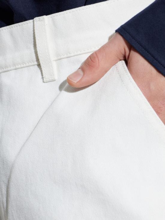 26SS 발망 스트레이트 팬츠 GH1MA045DG140FC WHITE - BALMAIN