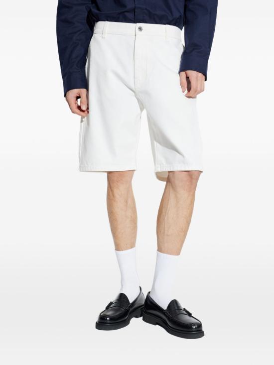 26SS 발망 스트레이트 팬츠 GH1MA045DG140FC WHITE - BALMAIN