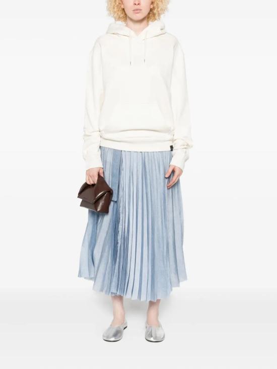 25FW 쿠레쥬 후드 티셔츠 325JHO042JS02340079 WHITE - COURREGES