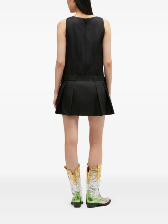 26SS 가니 미디 원피스 A1030167 099BLACK - GANNI