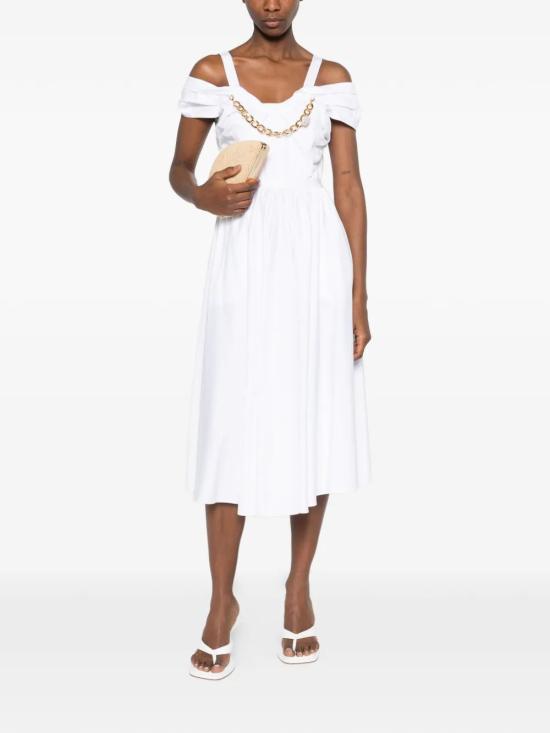 26SS 엘리자베타프랜치 미디 원피스 AB92161E2 100BIANCO - ELISABETTA FRANCHI