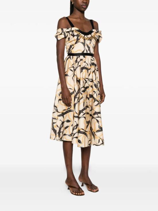 26SS 엘리자베타프랜치 미디 원피스 AB91061E2 045CREMA - ELISABETTA FRANCHI