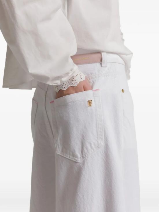 26SS 알베르타 페레티 스트레이트 팬츠 261U03051631 0002WHITE - ALBERTA FERRETTI