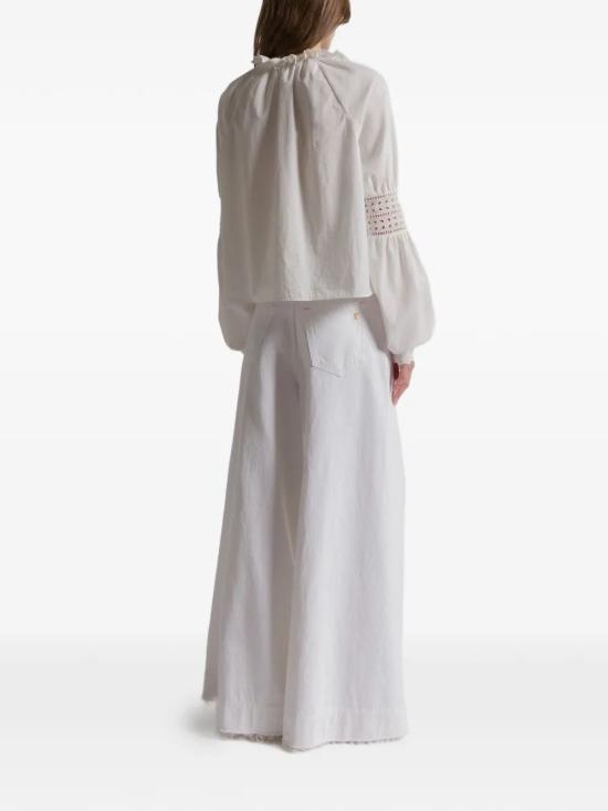 26SS 알베르타 페레티 스트레이트 팬츠 261U03051631 0002WHITE - ALBERTA FERRETTI