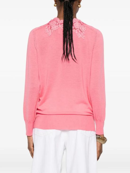 26SS 에르마노 스웨터 D48EM005APE50 MF749ROSABUBB - ERMANNO