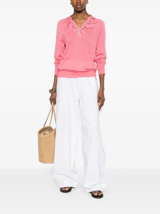 26SS 에르마노 스웨터 D48EM005APE50 MF749ROSABUBB - ERMANNO