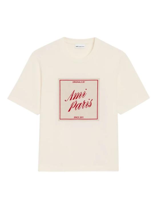 26SS 아미 반팔 티셔츠 UTS385726 136BLANCCREME