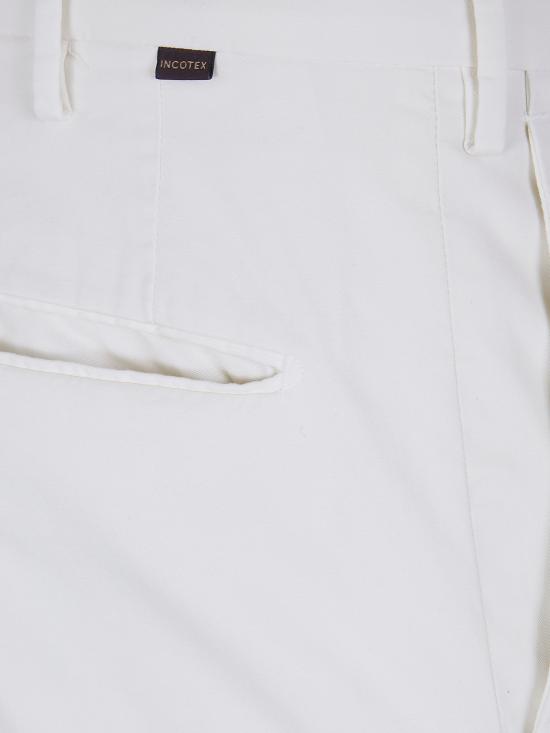 26SS 인코텍스 스트레이트 팬츠 1W00309098C 021 WHITE - INCOTEX