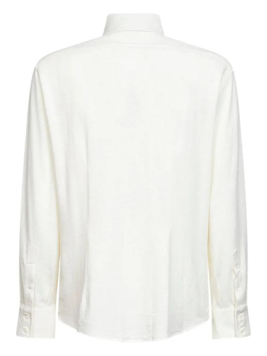 26SS 브루넬로 쿠치넬리 멜란지 저지 셔츠 MR8276686 C044 NUDE NEUTRALS - BRUNELLO CUCINELLI