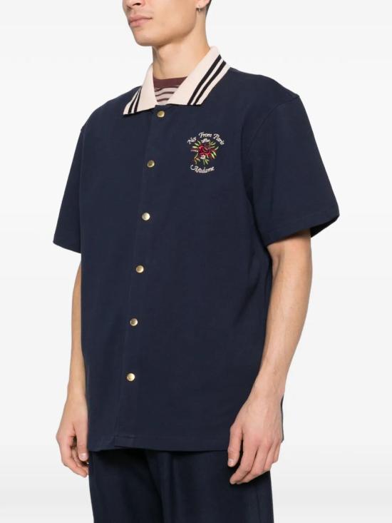 26SS 드롤드무슈 긴팔 셔츠 JSH247CO264 NAVY BLUE - DROLE DE MONSIEUR