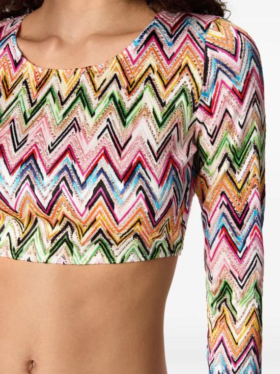 26SS 미소니 반팔 티셔츠 MS26SK01BJ00QL SM9Z9 MULTICOLOUR - MISSONI