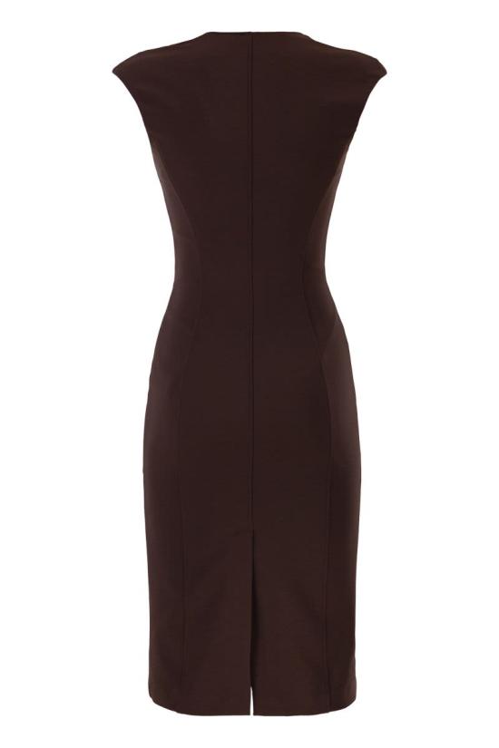 26SS 엘리자베타프랜치 미디 원피스 AB90061E2 644 BROWN - ELISABETTA FRANCHI