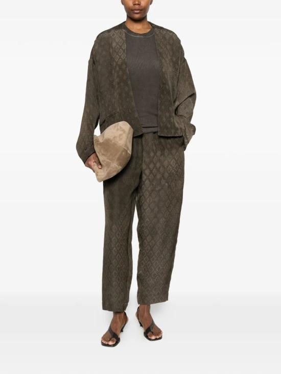 26SS 우마 왕 스트레이트 팬츠 UP3007098 UW690 BROWN - UMA WANG
