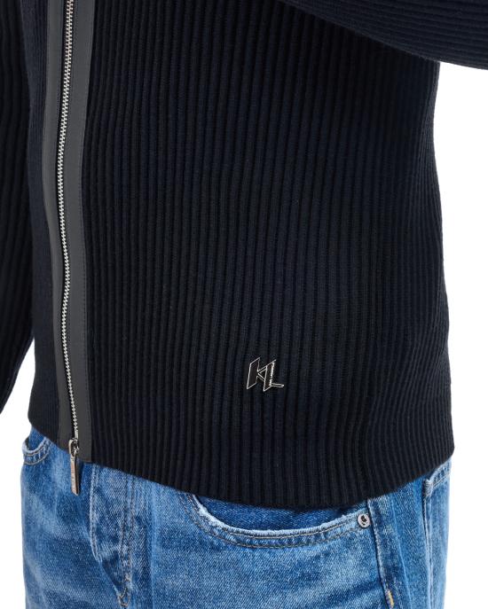 25FW 칼라거펠트 가디건 655016 554305 990 NERO - KARL LAGERFELD