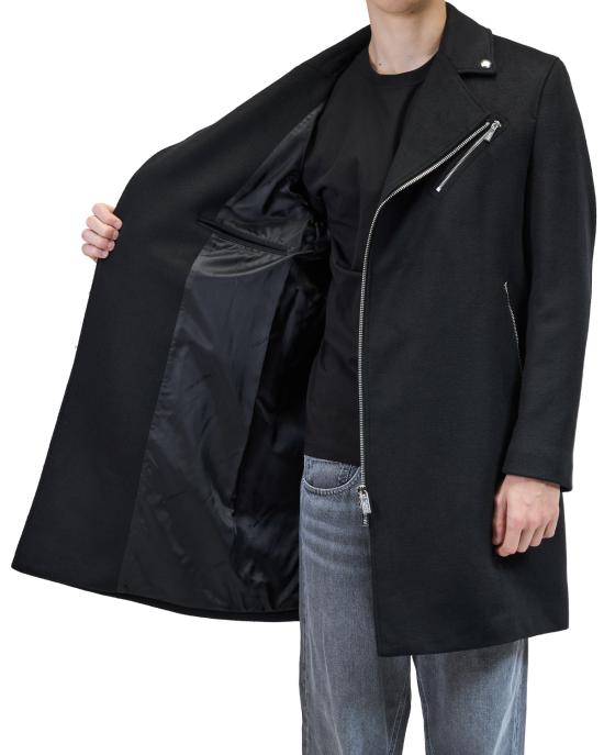 25FW 칼라거펠트 코트 455015 554751 990 NERO - KARL LAGERFELD