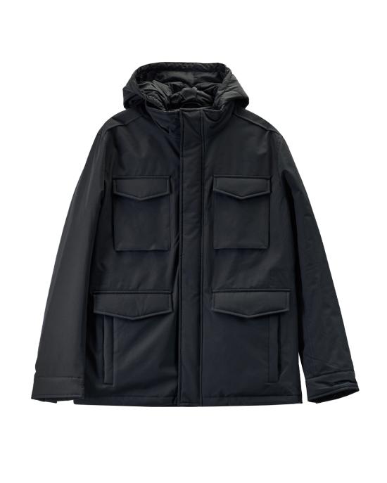 25FW 칼라거펠트 코트 505034 554586 990 NERO