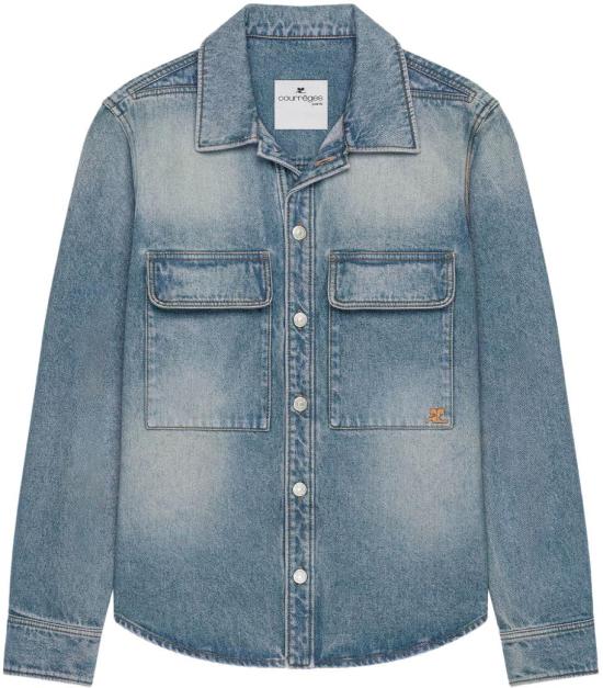 26SS 쿠레쥬 데님 셔츠 126DCH123DE00587055 BLUE