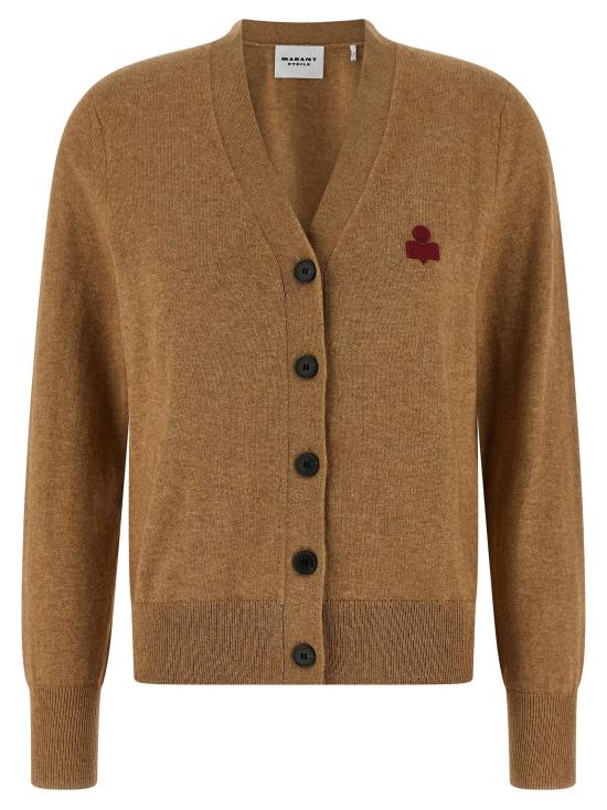 26SS 이자벨마랑에뚜왈 KARINA 카리나 V넥 가디건 CA0104FAC1L17ECMGA Beige