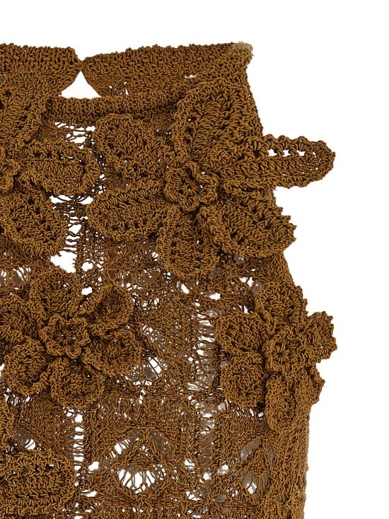 26SS 핑코 민소매 티셔츠 106863A3B8L25 Brown - PINKO