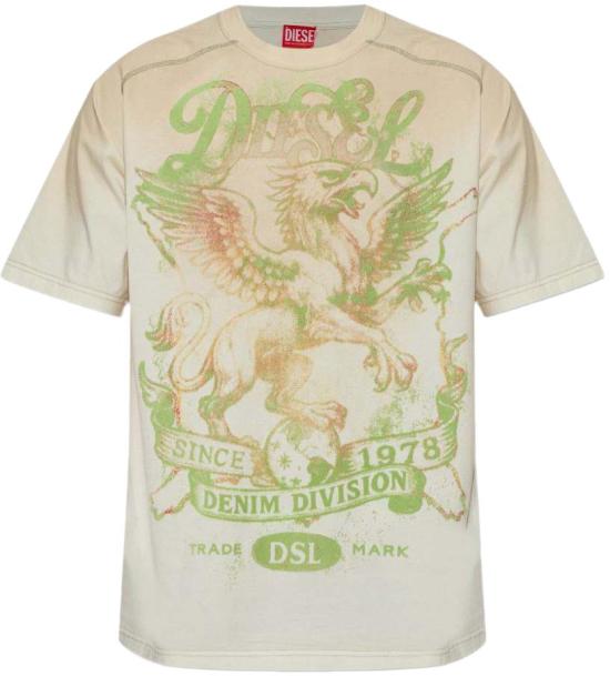 26SS 디젤 반팔 티셔츠 A237990SKBK1BN DIVERS