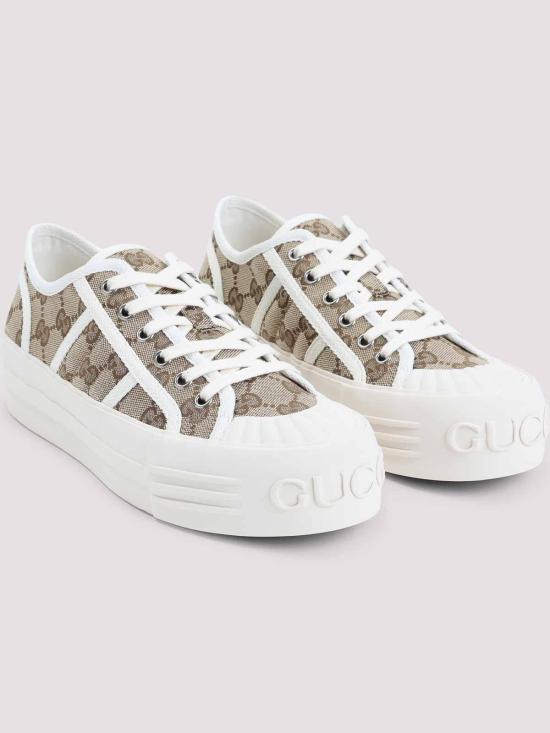  구찌 스니커즈 831825 20Q20 9745 BEIGE BROWN DOM - GUCCI