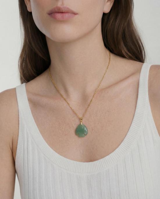  세레 목걸이/팬던트 세리 조디악 컬렉션 물고기자리 옥 목걸이 (옥) - SEREE