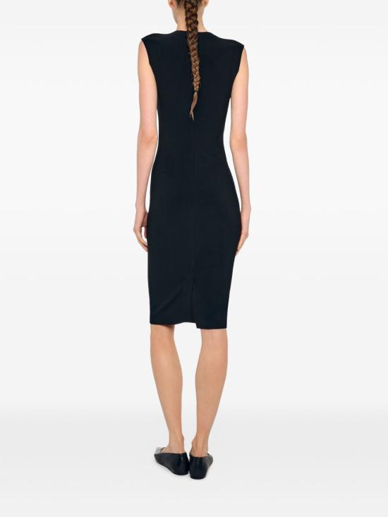 26SS 노마카말리 숏 원피스 KK4253PLT08 001 Black - NORMA KAMALI