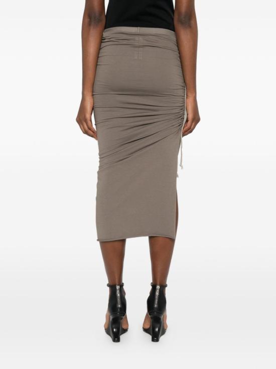 26SS 릭 오웬스 미디 스커트 RP01F6339 JA34 Grey - RICK OWENS