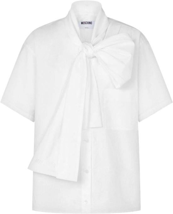 26SS 모스키노 블라우스 A020805311001 WHITE