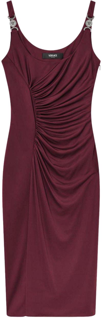 26SS 베르사체 미디 원피스 10226061A124971RD90 PURPLE