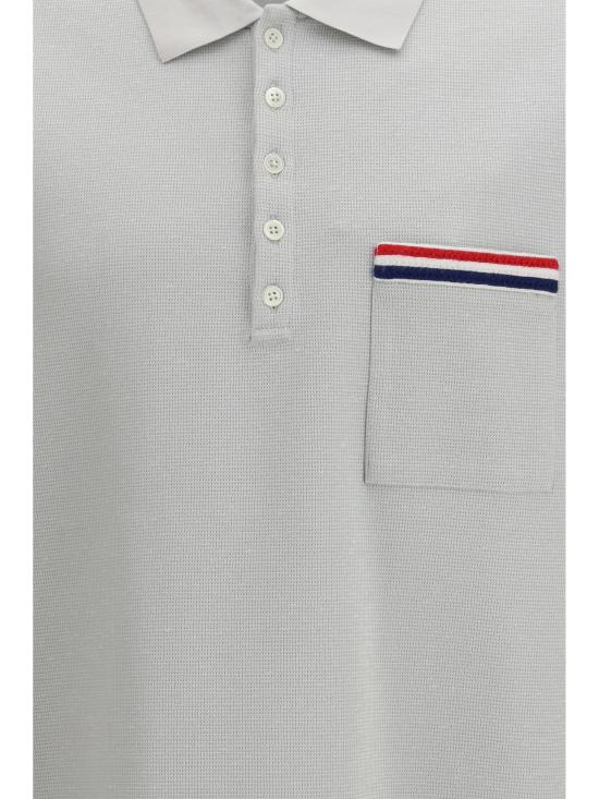 26SS 톰브라운 폴로 티셔츠 MJP244EJ0251 050 GREY - THOM BROWNE