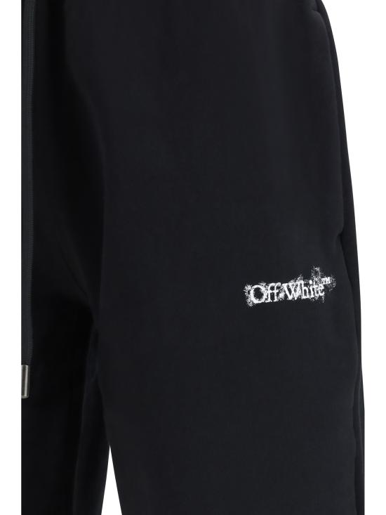 26SS 오프화이트 스트레이트 팬츠 44MCI013S26F001001 0001 BLACK - OFF WHITE