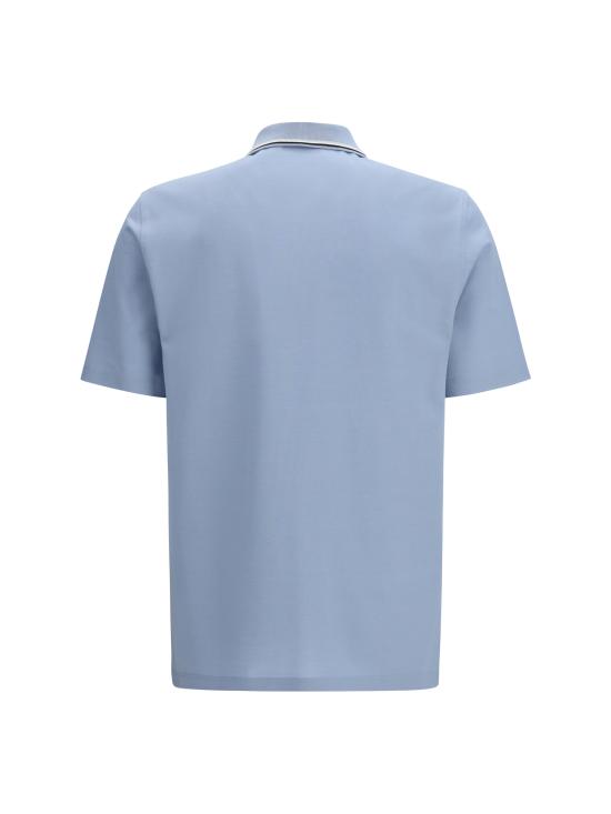 26SS 살바토레 페라가모 폴로 티셔츠 790957 001 LIGHT BLUE - SALVATORE FERRAGAMO