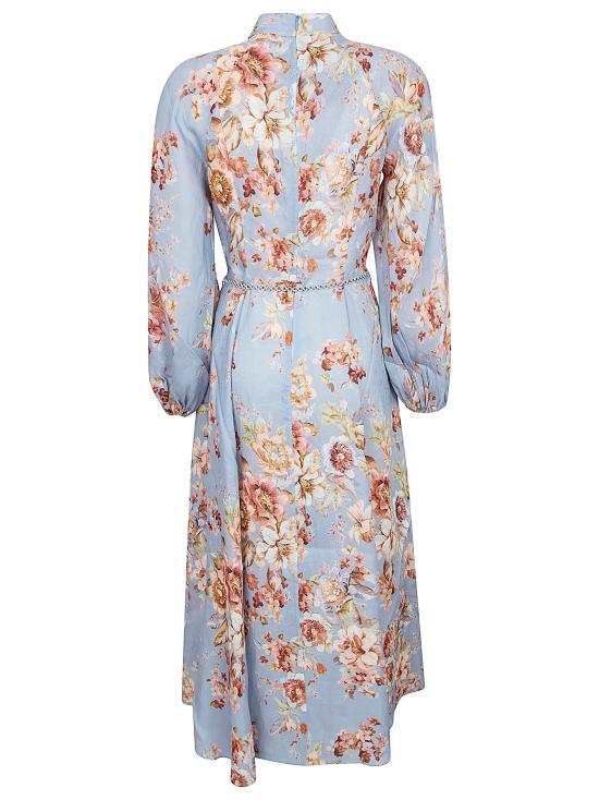 26SS 짐머만 롱 원피스 2354DRS261 CFLR CHAMBRAY FLORAL - ZIMMERMANN