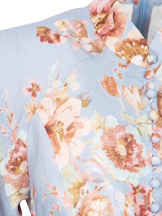 26SS 짐머만 롱 원피스 2354DRS261 CFLR CHAMBRAY FLORAL - ZIMMERMANN