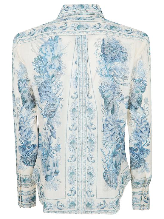 26SS 짐머만 셔츠 5853TRS262 BLTL BLUE TOILE - ZIMMERMANN