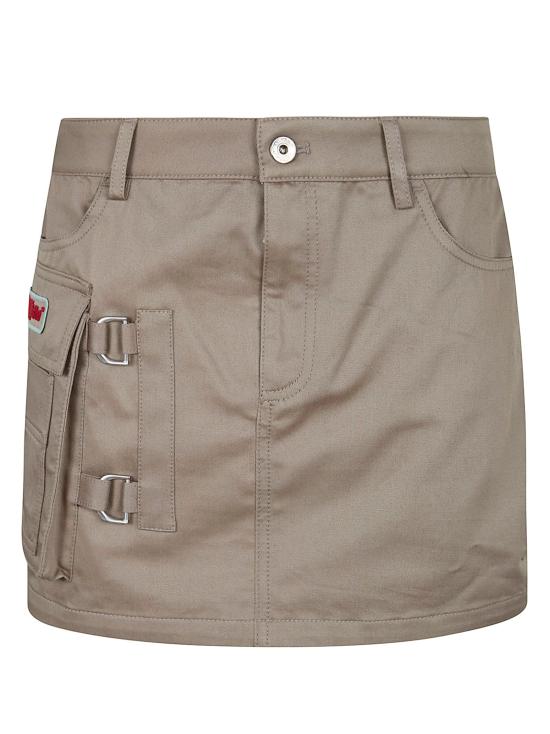 26SS 오프화이트 숏 스커트 OWCU01MS26FA B001 6E27