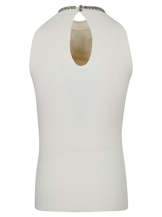 26SS 파코라반 민소매 티셔츠 26PMTO185ML0334 P255 CREAM - PACO RABANNE