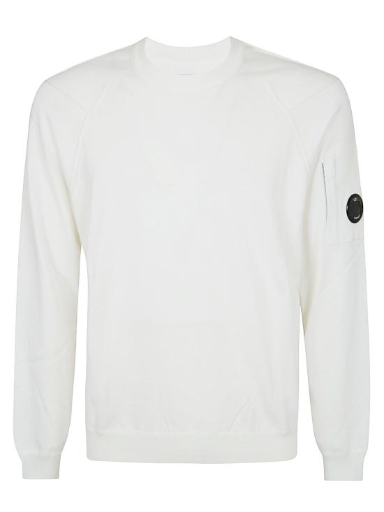 26SS 씨피 컴퍼니 코튼 씨 아일랜드 크루넥 렌즈 니트 20CMKN183A 110560A 103 GAUZE WHITE