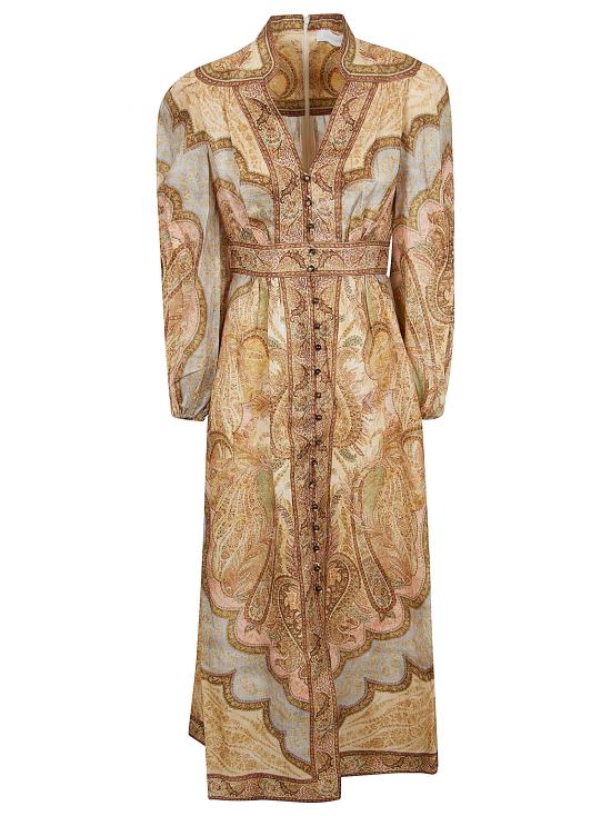 26SS 짐머만 롱 원피스 5753DRS262 TPML TAPESTRY MULTI