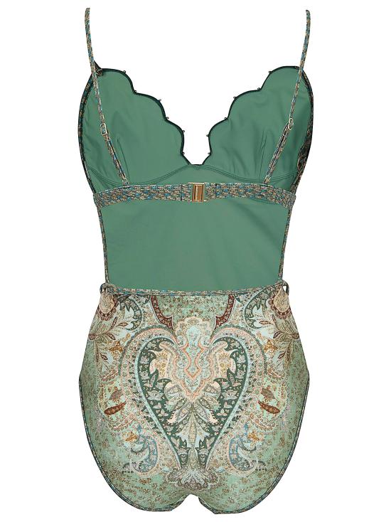 26SS 짐머만 바디수트 티셔츠 5755WRS262 TPTM TAPESTRY TEAL MULTI - ZIMMERMANN