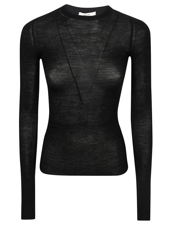 26SS 하이쿠레 긴팔 티셔츠 HEW07099MC074PX T0002 BLACK