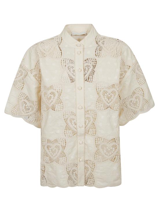 26SS 짐머만 셔츠 5894TRS262 CRMIV CREAM IVORY - ZIMMERMANN